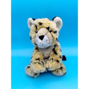 Cheetah Cub 10" Realistic Stuffed Plush Leopard Spots Jungle Big Cat Soft Toy